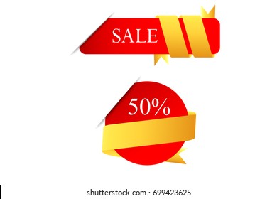 Vector Sale and Discount Label