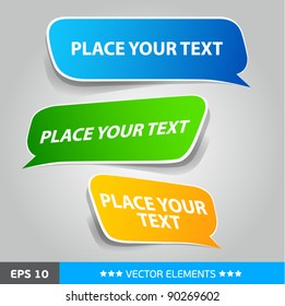 Etiquetas de venta de vectores