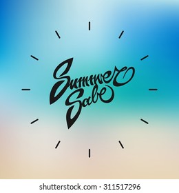 Vector Sale lettering.Vector illustration EPS 10