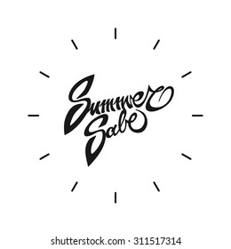 Vector Sale lettering.Vector illustration EPS 10