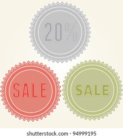 Vector sale set
