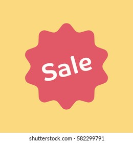 Vector sale sign Icon