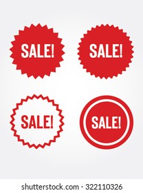 Vector Sale Starbursts