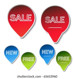 Vector sale sticker