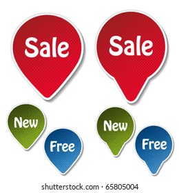 Vector sale sticker
