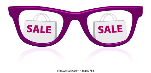 vector sale sunglasses icon
