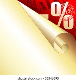 Vector sale tag