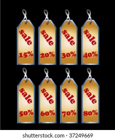 vector sale tag