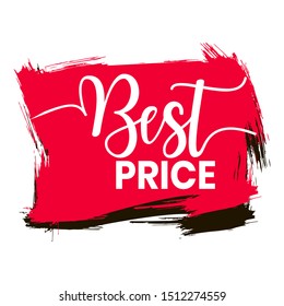 Vector sale tag with discount label. Best offer business elements design. Promotion coupon retail collection banner. Season special deal.
