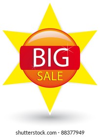 vector sale tag and label
