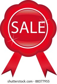 vector sale tag and label