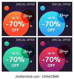 Vector sale tag. Label design. Banner design, Poster, Voucher, Gift, Card, Vector, Illustration