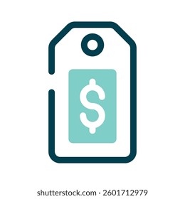 Vector of sale tag in modern style, premium icon