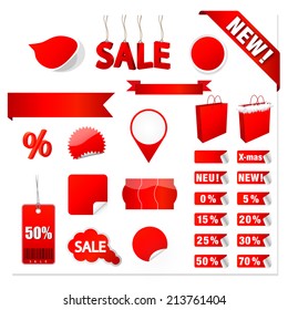 Vector Sale Tags