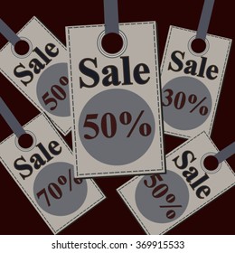 Vector Sale Tags