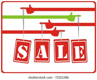 vector sale tags