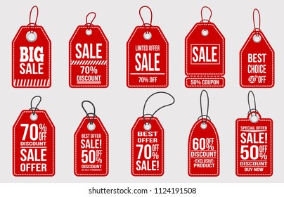 Vector Sale Tags,Labels