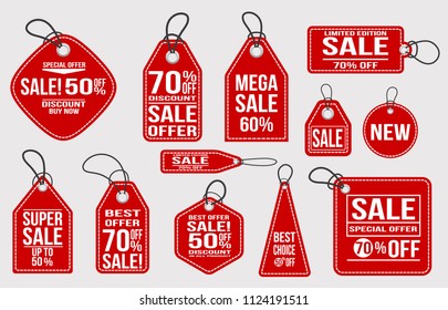 Vector Sale Tags,Labels