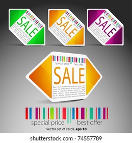 vector sale tickets