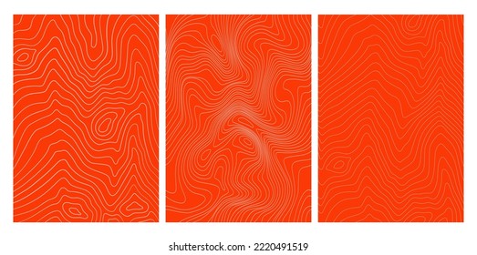 Vector Salmon Meat Texture. Abstract Sushi Seamless Pattern. Seafood Illustration. Fish Fillet Background.