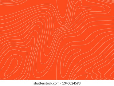 Vector Salmond Fillet Seamless Pattern. Abstract Fish Texture.