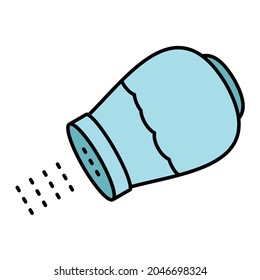 Vector Salt Filled Outline Icon Design
