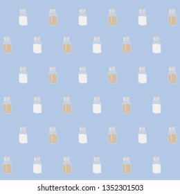 Vector Salt and Pepper Pattern Seamless Background 