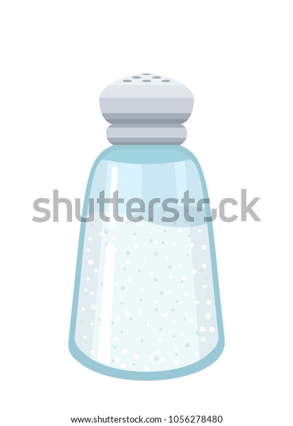 Vector Salt Shaker Simple Style Flat Stock Vector (Royalty Free ...