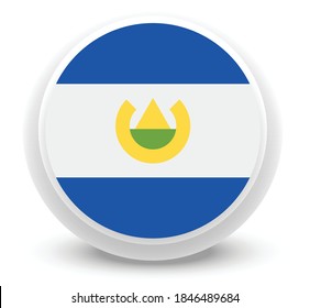 Vector - salvador Flag Button Icon