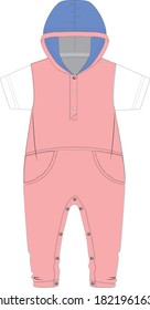 Vector Sample Of Baby Wear Garment