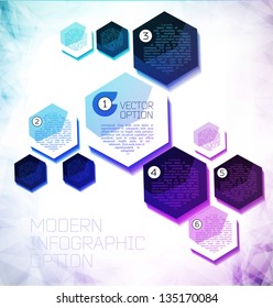 Vector Sample background for colorful options. Design modern template can be used for brochure, banners or website layout vector.