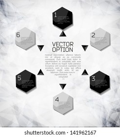 Vector Sample background for options. Design modern template can be used for brochure, banners or website layout vector.