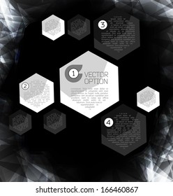 Vector Sample background for options. Design modern template can be used for brochure, banners or website layout vector.