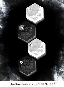Vector Sample background for options. Design modern template can be used for brochure, banners or website layout vector.