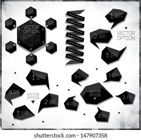 Vector Sample options. Design modern template can be used for brochure, banners or website layout vector.