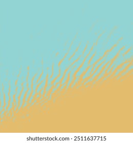Vector sand texture. Sandy grains background for banner design, travel flyer, poster template. Color textured effect. Beach holiday backdrop. Monochrome pattern of seaside.