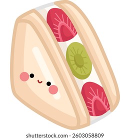 a vector of a sandwich