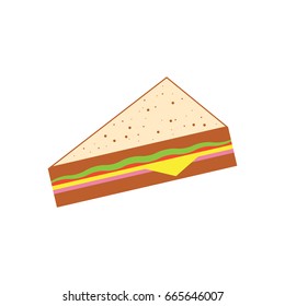 Vector Sandwich illustration.