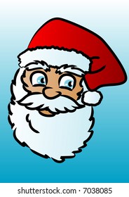 Vector of Santa