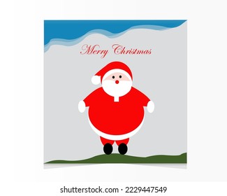 vector Santa  background design template