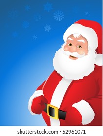 Vektor-Weihnachtsmann-Hintergrund