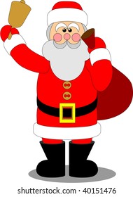 Vector. Santa Claus in color 04. More Cartoons see in portfolio
