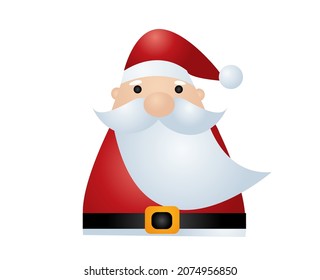 Vector Santa Claus Face vector