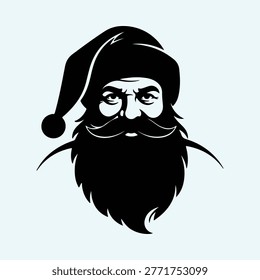 Vector Santa Claus head
