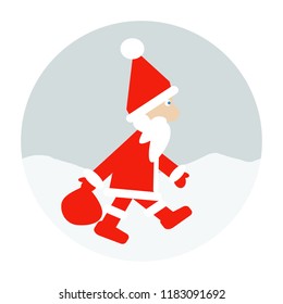 Vector of Santa Claus icon