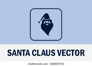 Vector de Santa Claus aislado en el fondo de la luz. Para el diseñador.