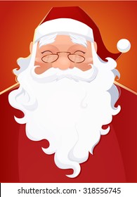 Vector Santa Claus Portrait