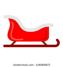 vector santa claus train red
