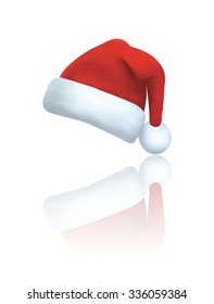Vector of santa clause hat