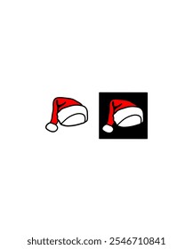 A vector of santa hat